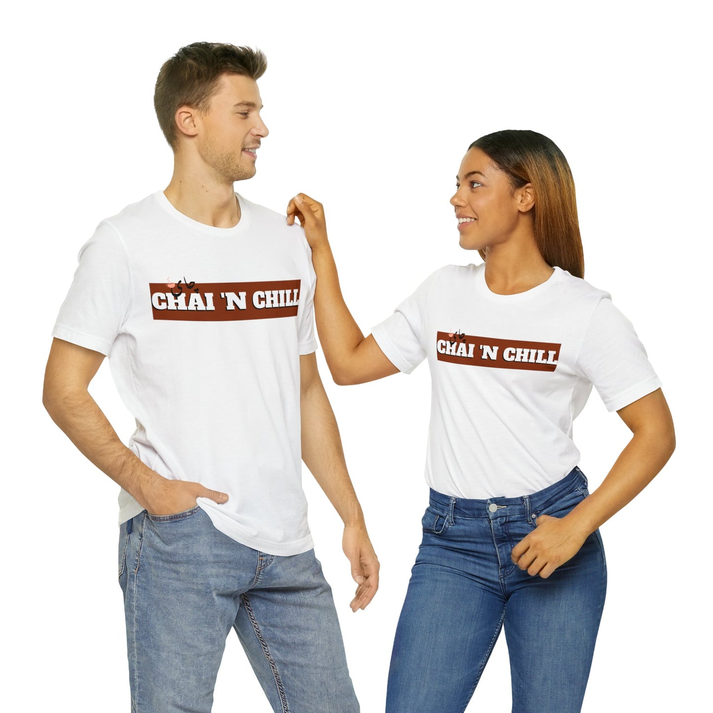 چای و چیل - Chai and Chill Unisex Short Sleeve T-Shirt