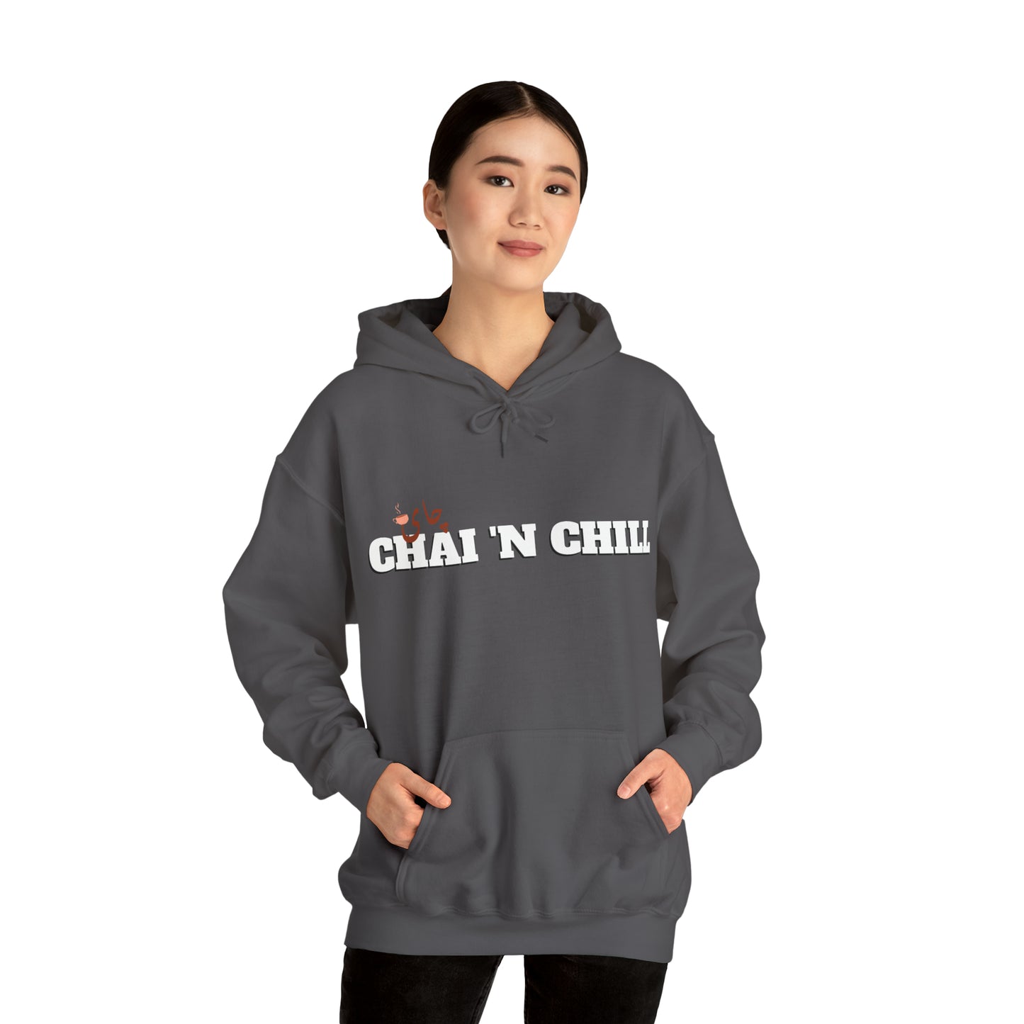 چای و چیل - Chai and Chill Unisex Heavy Blend Hooded Sweatshirt