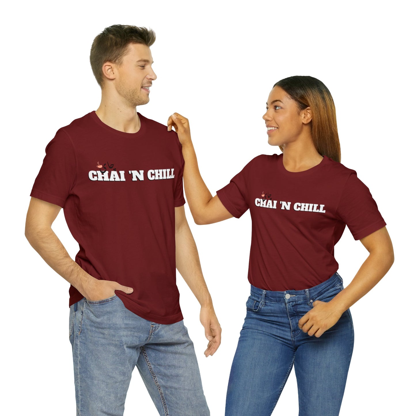 چای و چیل - Chai and Chill Unisex Short Sleeve T-Shirt