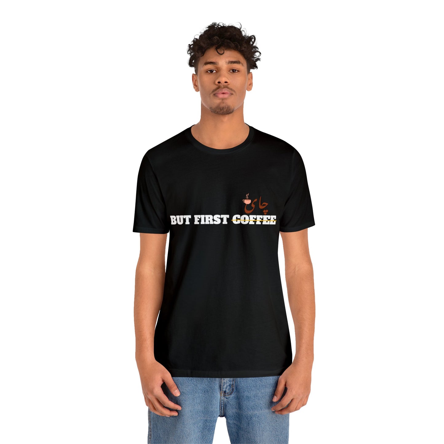 اما اول چای - But First Chai Unisex Short Sleeve T-Shirt